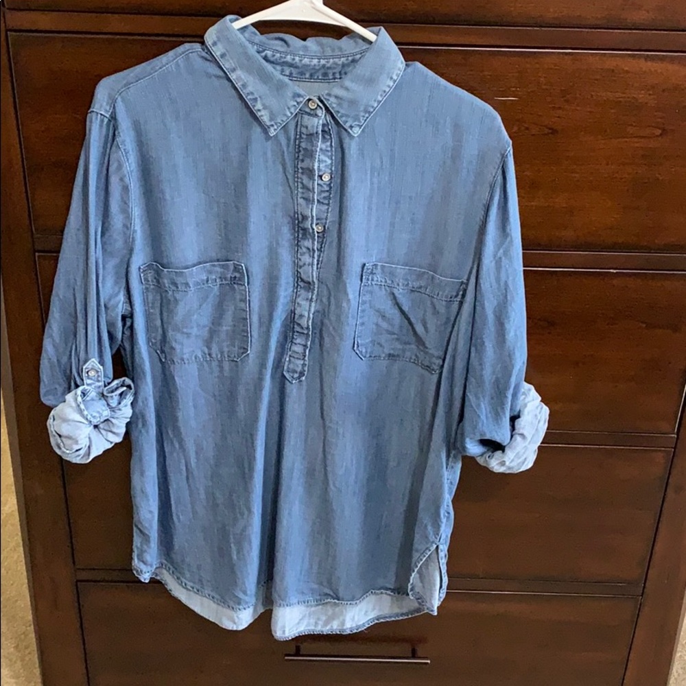 Loft Denim Tunic Too